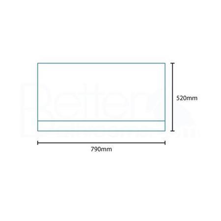 Acrylic End Bath Panel