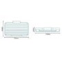Large Rectangular Soap Basket