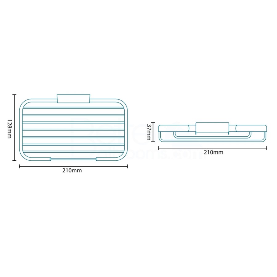 Large Rectangular Soap Basket