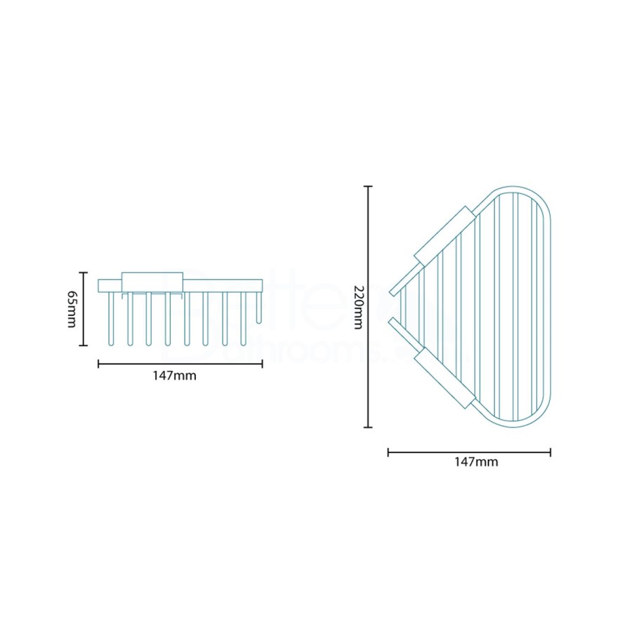 Medium Triangular Soap Basket