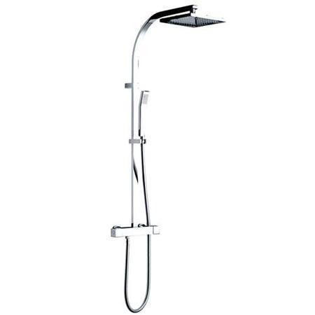 Veto Square Shower with Rigid Riser and Slide Kit