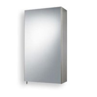550mm Wall Hung Mirrored Cabinet - Stainless Steel Storage Unit 550mm Wall Hung Mirrored Cabinet - Stainless Steel Storage Unit
