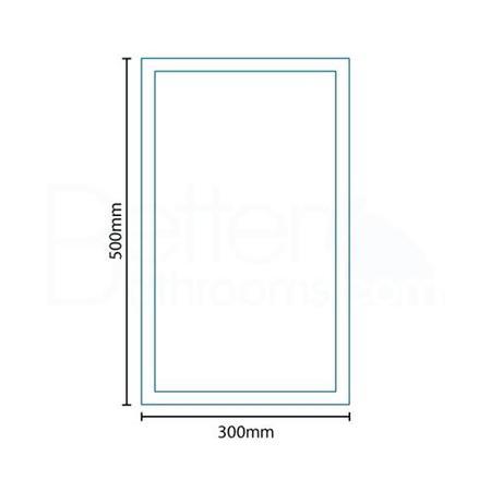 500mm Wall Hung Mirrored Corner Cabinet - Single Door Stainless Steel