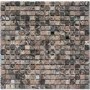 Marble Brown & Metal Wall Mosaic