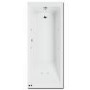 Quatro 1670 x 700 6 Jet Whirlpool Bath
