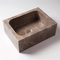 Fantastic Brown Rectangular Basin