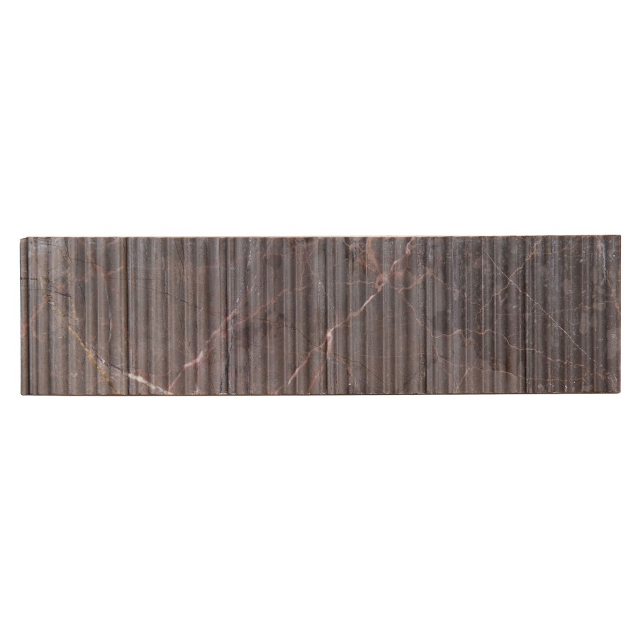 Fantastic Brown Bamboo Borders Wall Tile