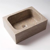 Fossil Grey Rectangular Basin