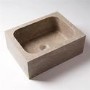 Fossil Grey Rectangular Basin