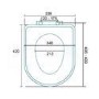 GRADE A1 - Micro Soft Close White Toilet Seat