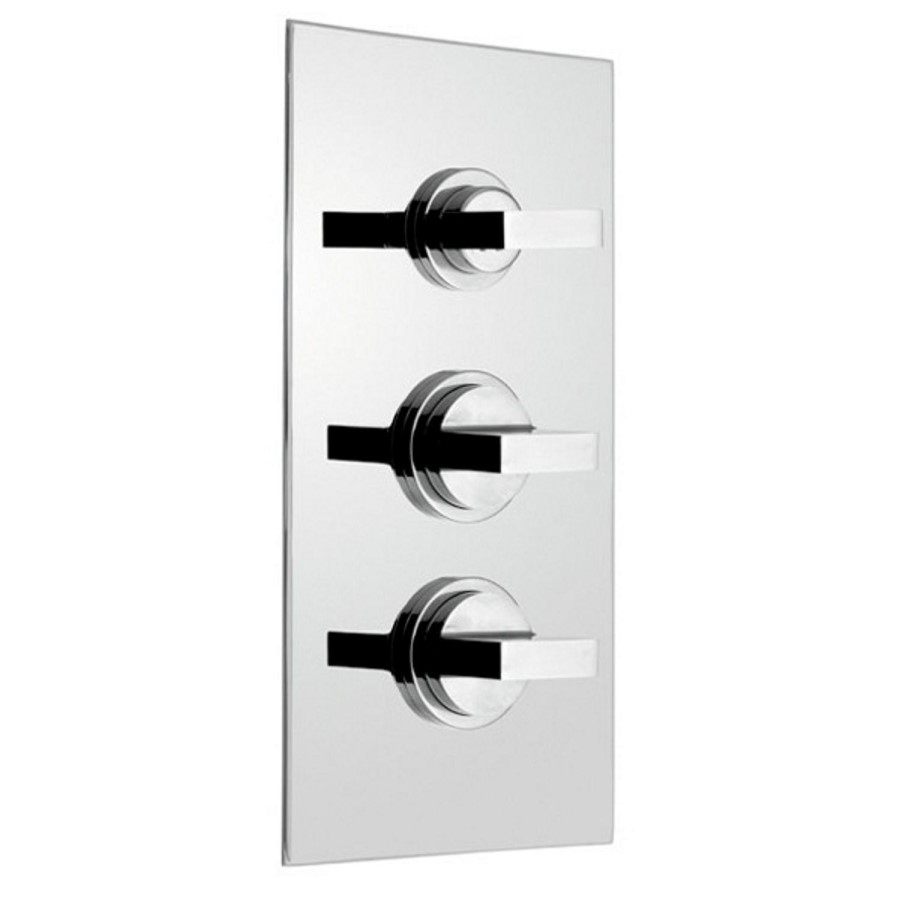 Concealed Triple Control Thermostatic Shower Valve - Geo Range