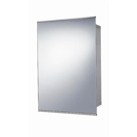 Stainless Steel Sliding Door Mirrored Cabinet 500H 340W 160D