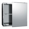 Stainless Steel Sliding Door Mirrored Cabinet 500H 340W 160D