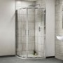 800 x 800mm Quadrant Sliding Shower Enclosure 4mm Glass - Aqualine