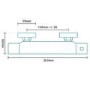 Square Thermostatic Bar Shower Valve