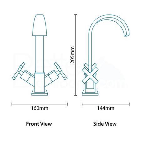 Dual Mono Basin Mixer Tap