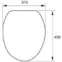 Natural Oak Solid Wood Toilet Seat