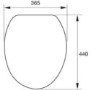 White MDF Luxury Toilet Seat