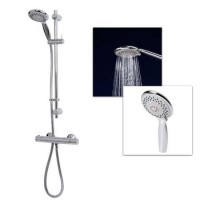 Space Slide Shower Rail Kit Minimalist Deluxe Valve