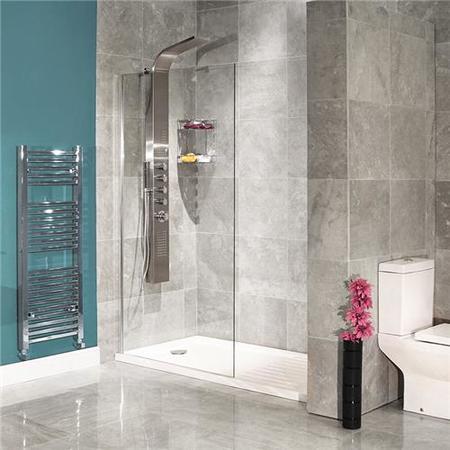 Walk In Glass Shower Screen - 1850 x 700 
