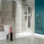 Walk-In Glass Shower Screen 1850 x 800mm - 8mm Glass - Aquafloe Elite Range