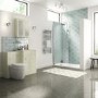 Walk-In Glass Shower Screen 1850 x 800mm - 8mm Glass - Aquafloe Elite Range