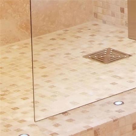 Reversible 1850 x 900 Wet Room Shower Screen
