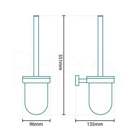 Life Toilet Brush & Holder - Clearance