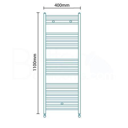 1100 x 400 Antigua Towel Rail