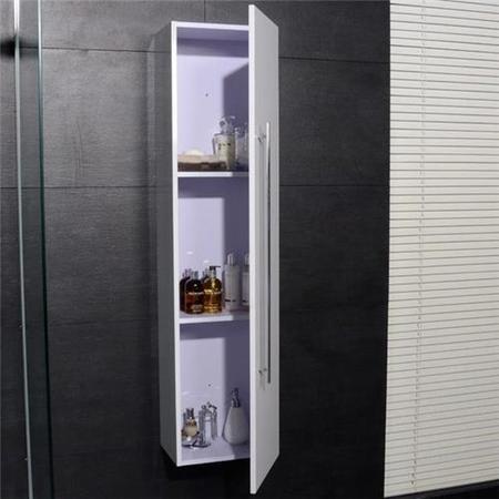Aspen 140cm White Side Cabinet