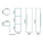Aspen 140cm White Side Cabinet