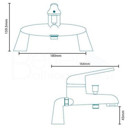 Alfa Bath Shower Mixer Tap