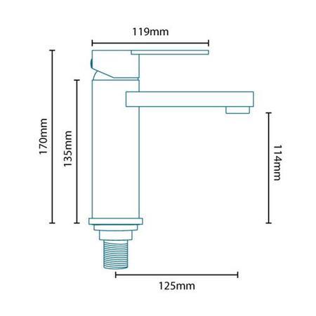 Loop Basin Mixer Tap