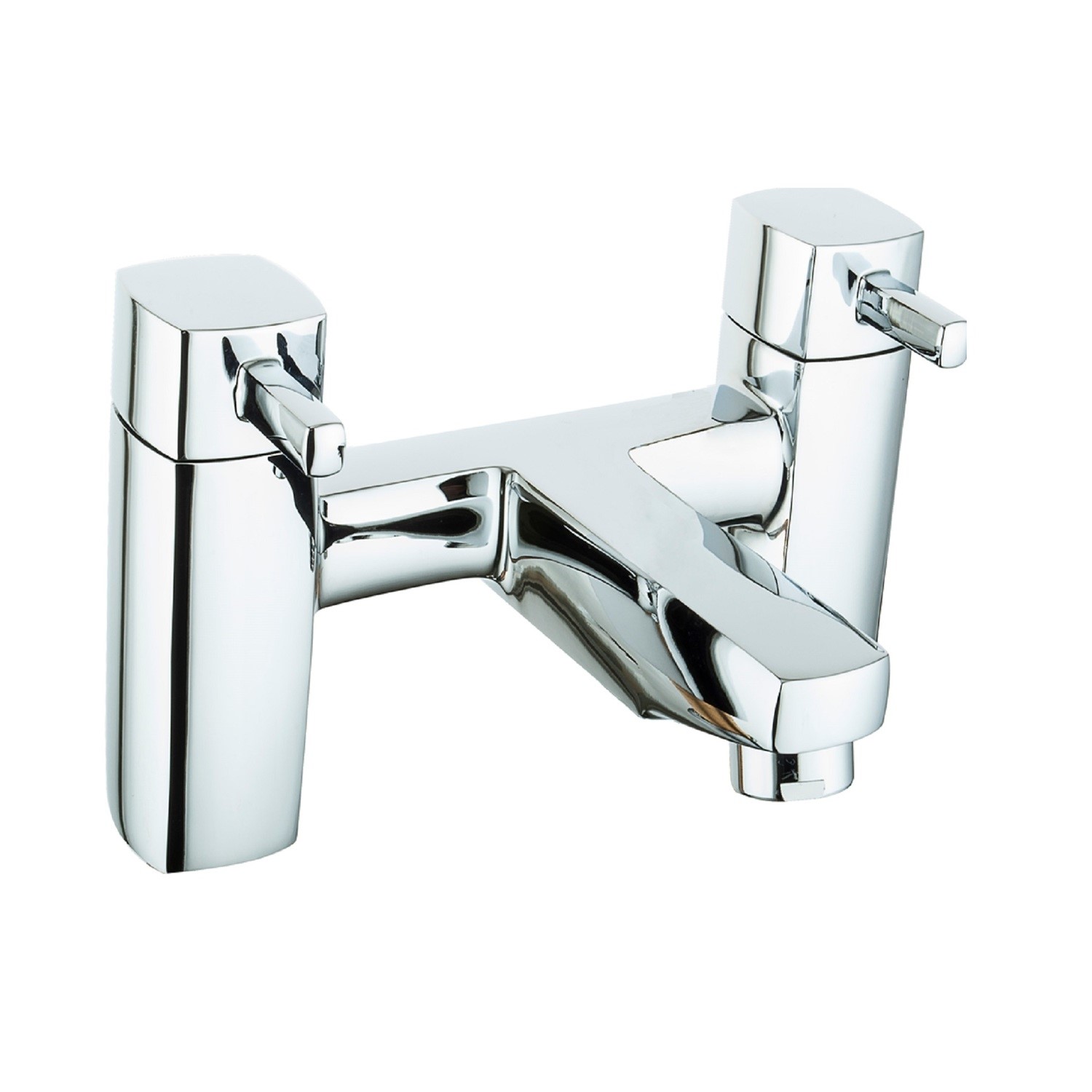Bath Tap Basic Chrome Bath and Basin Tap Set - Form - Better Bathrooms