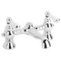 Cambridge Traditional White Lever Bath Filler Mixer Tap