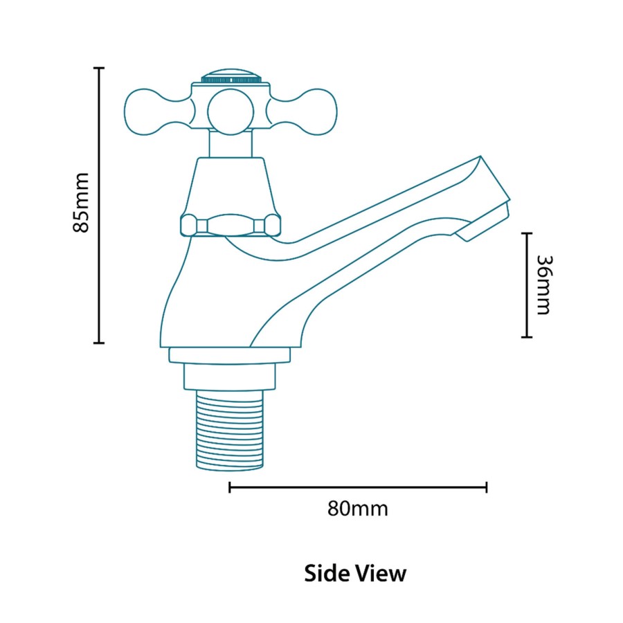 Ritz Traditional Basin Taps