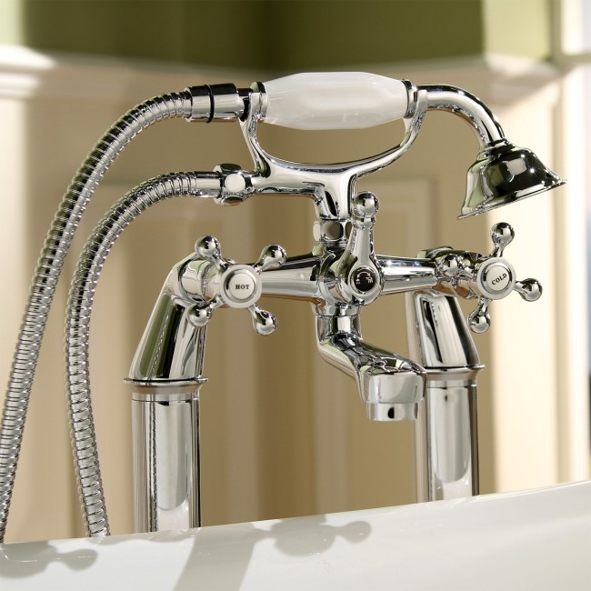 Traditional Bath Shower Mixer Tap - Ritz Range