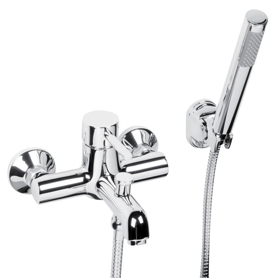 GRADE A1 - Wall Mounted Bath Shower Mixer - Focus Range