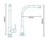 Santiagon Pull Out Spray Kitchen Mixer Tap