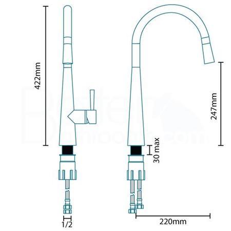 Petra Kitchen Mixer Tap