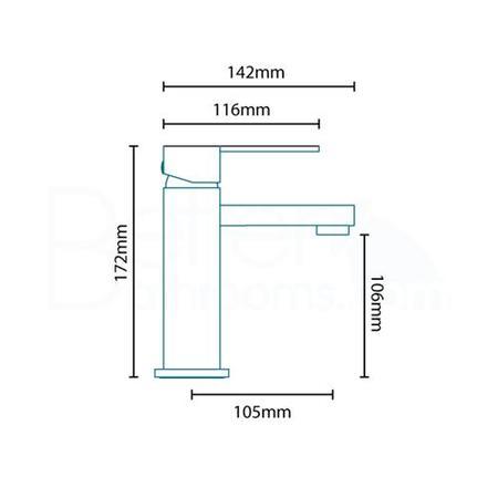 Lagoon Basin Mixer Tap