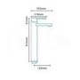 Lagoon Extended Basin Mixer Tap
