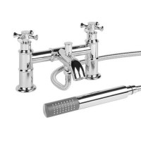 Glenham Traditional Cross Bath Shower Mixer