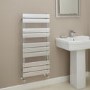 Lorenzo Beta Heat 1000 x 450mm Flat Chrome Heated Towel Rail
