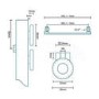 Lorenzo Beta Heat 1000 x 450mm Flat Chrome Heated Towel Rail