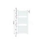 1000 x 450mm Square Chrome Heated Towel Rail - Beta Heat Range