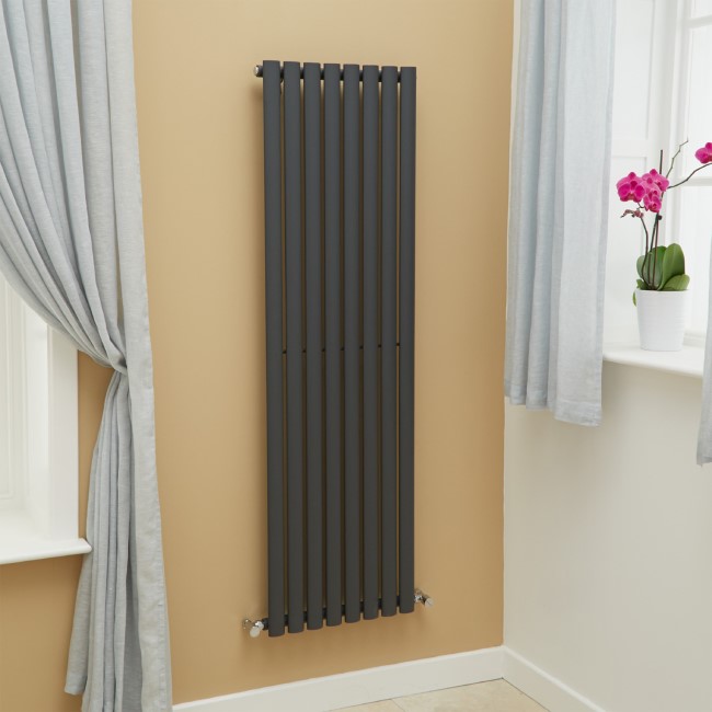 Nevada Beta Heat 1600 x 480mm Single Panel Black Radiator - Better ...