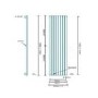 Nevada Beta Heat 1600 x 480 Single Panel Chrome Radiator