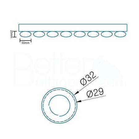 Nevada Beta Heat 1600 x 480 Single Panel Chrome Radiator