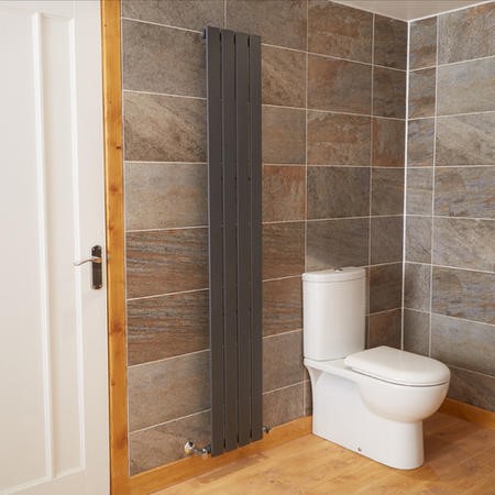 Vega Beta Heat 1800 X 300mm Anthracite Heated Radiator